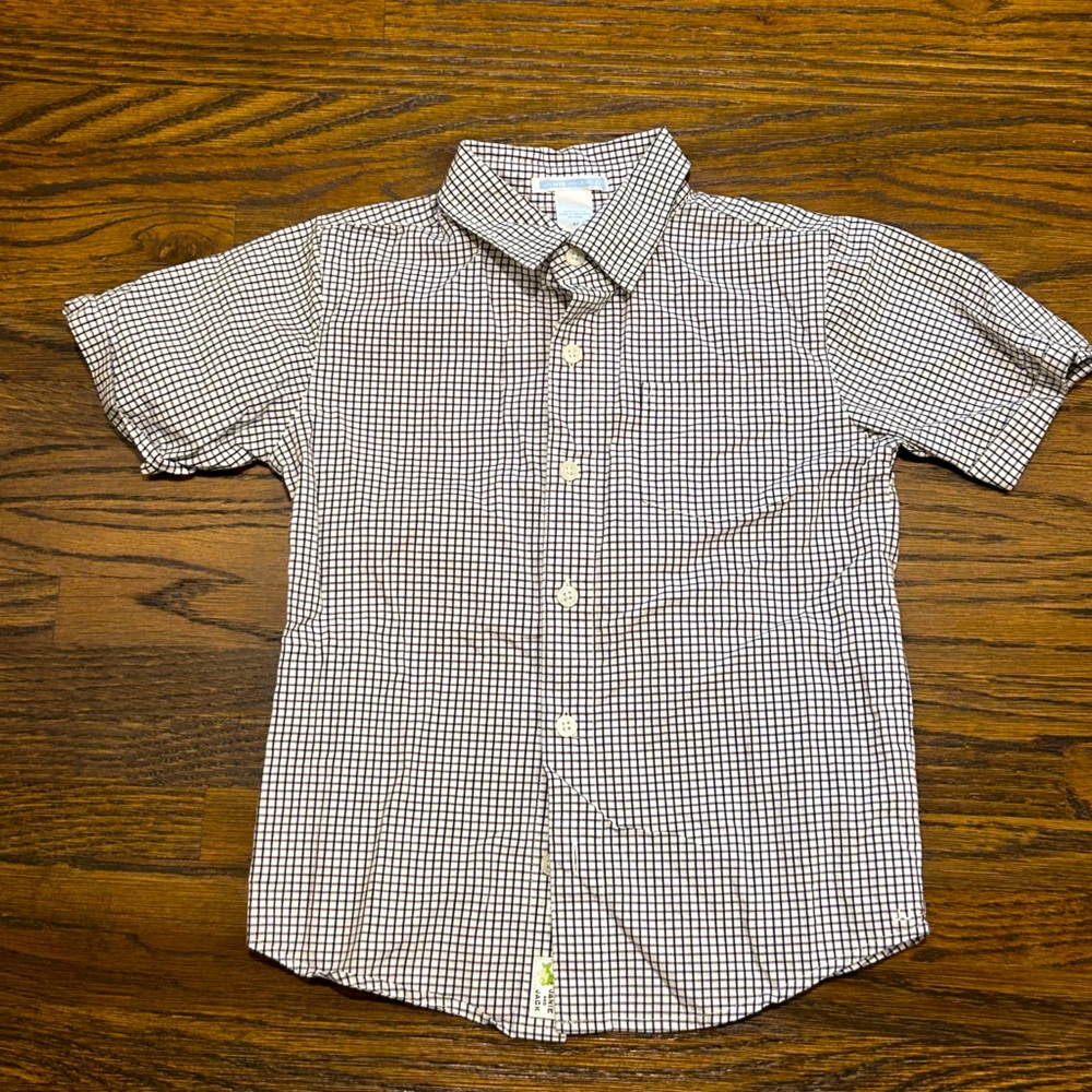 Janie and Jack short sleeve button-down shirt